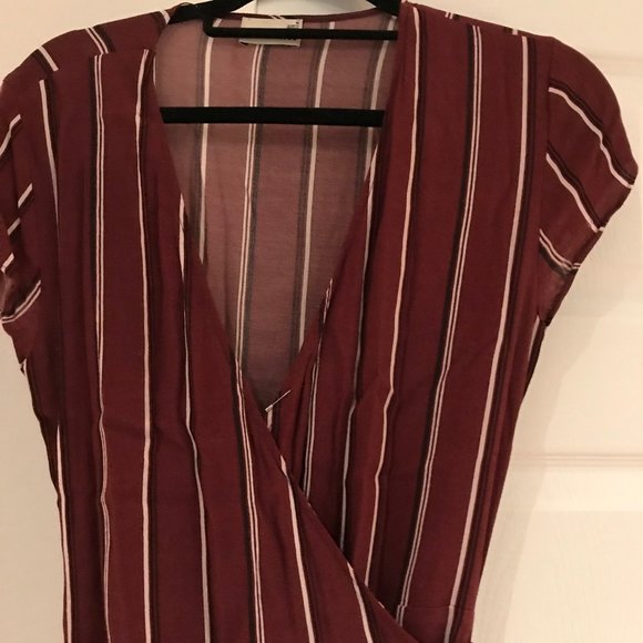 Aritzia Wilfred Free Wrap Dress - Picture 4 of 7